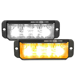 Feu ￠ ￩clat led bicolore orange blanc