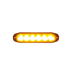 Feu flash extra plat 7mm orange
