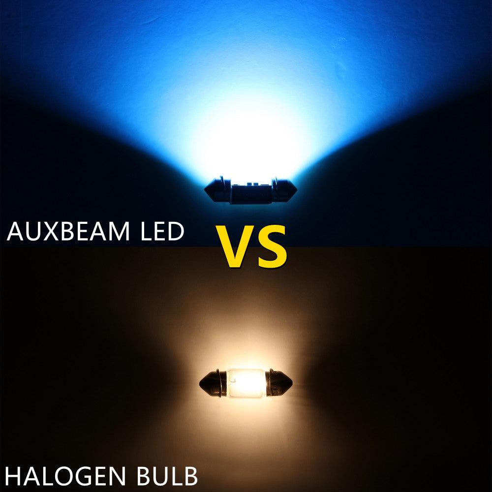 🆕(2pcs/set) Dual Color Switchback 31MM/36MM/39MM/41 42MM 1860CSP 6500K Cool White& 5000K Natural White LED Festoon Canbus For Interior Dome Map License Plate Bulbs