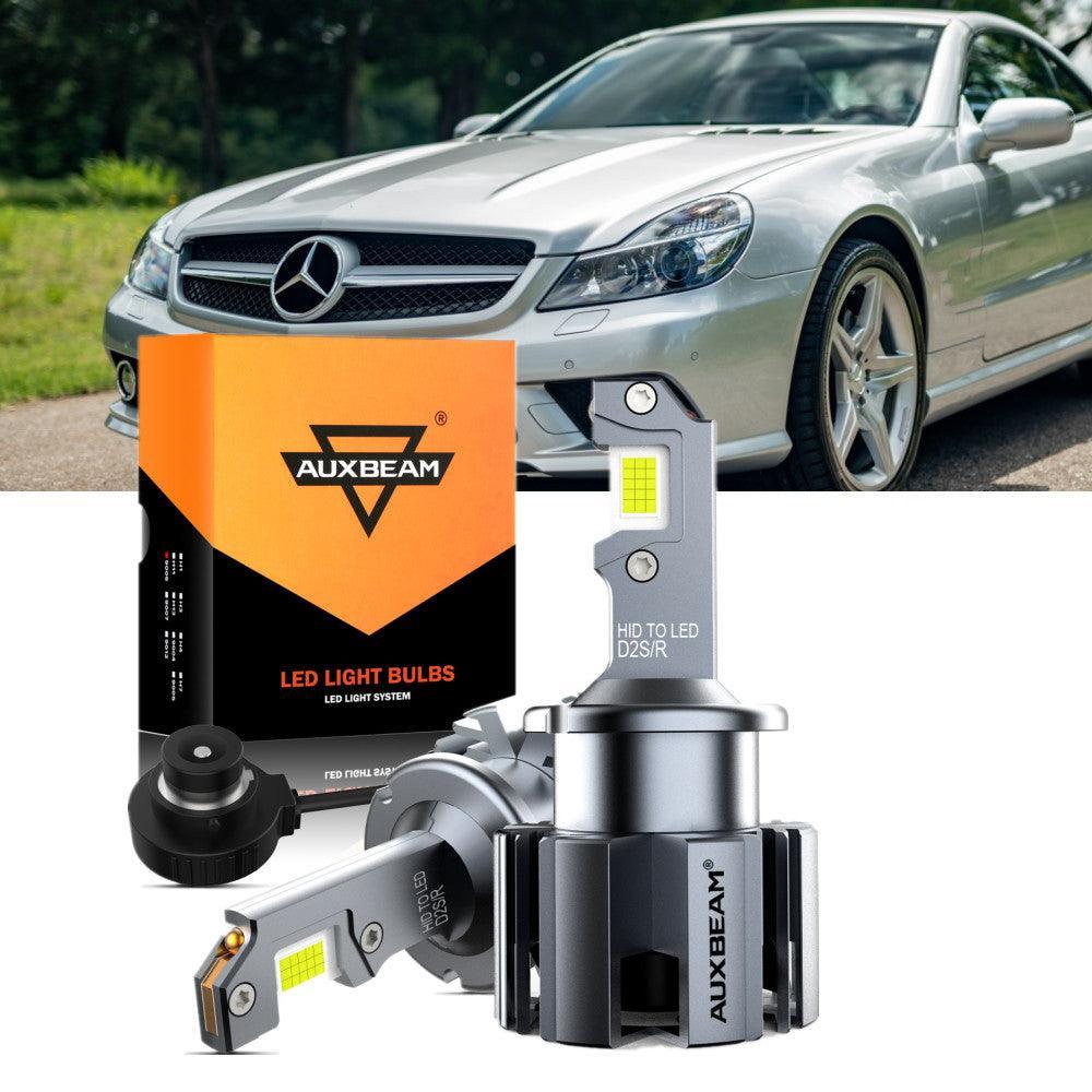 Para Mercedes-Benz SL550 2007-2008 con faros HID, paquete de bombillas LED de haz alto y bajo