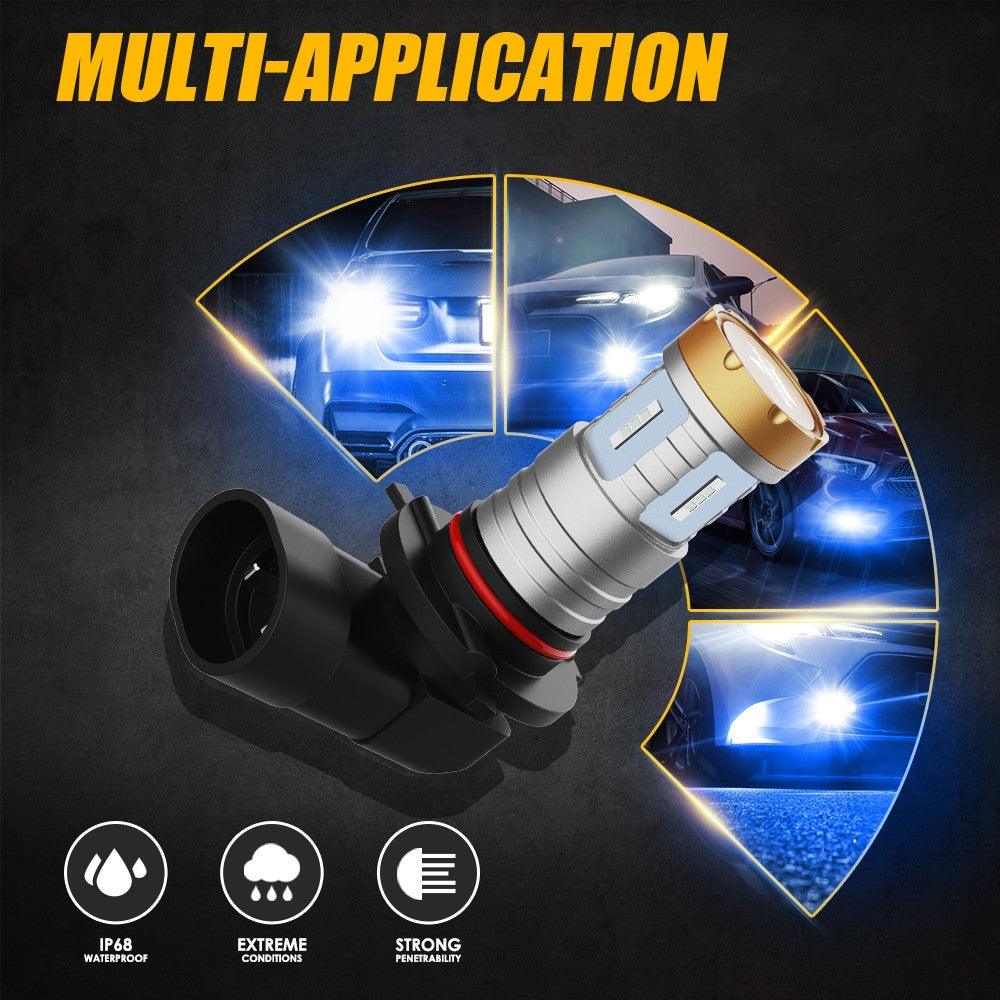 9006 HB4 LED Fog Light/DRL Bulbs 20W 4000LM Deep Blue Crown Series | 2 Bulbs