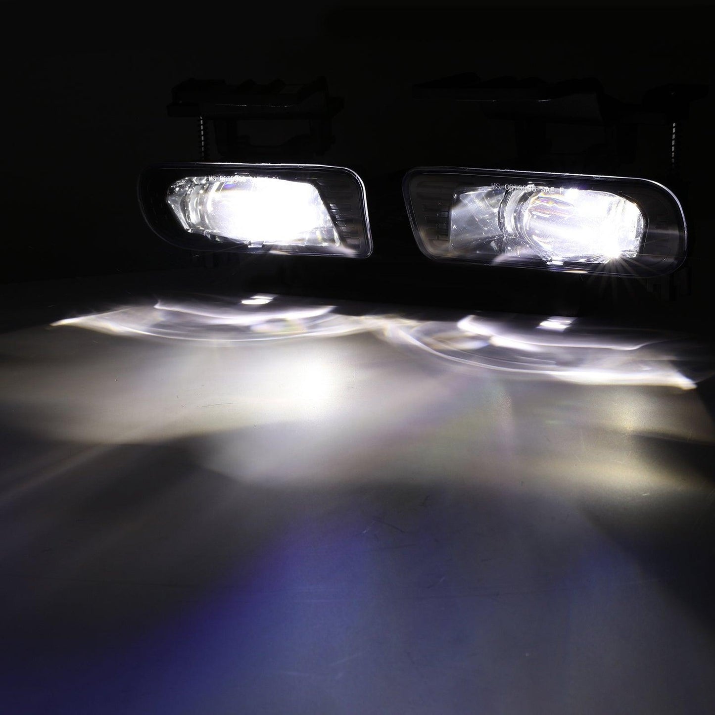 (2pcs/set) 60W Feux Anti-Brouillard LED Homologués pour Chevrolet Silverado 1500/2500 1999 2000 2001 2002