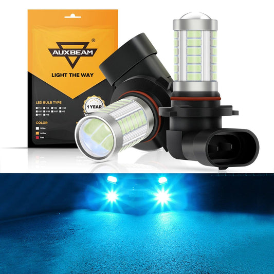 H10 9145 9140 HB3 LED Fog Light/DRL 50W 4000LM Ice Blue 33LED Series | 2 Bulbs