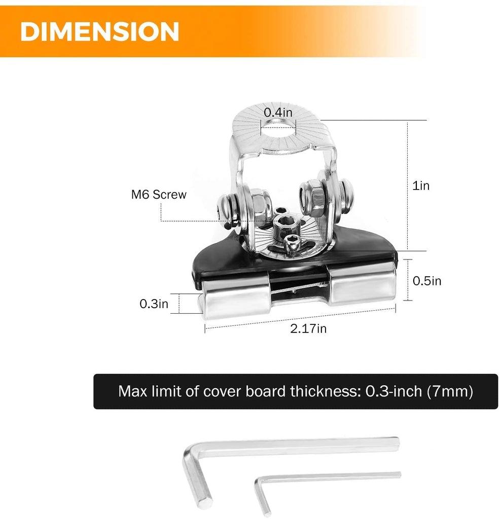 3 Pouces 40W Spot/Flood Beam LED Pods Light et Supports Universels