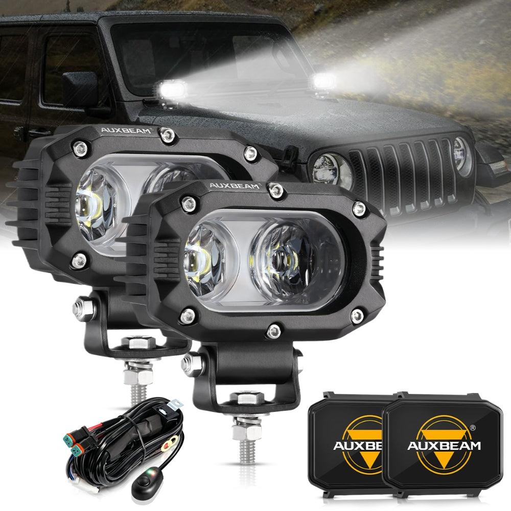 R4 Series 4 Inch 60W Lentille Corrugée 120° LED Pods