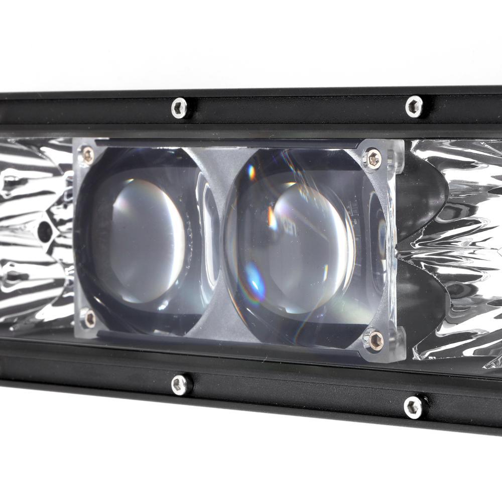 NEW 5D-PRO Series Spot Led Light Bars with DT Wiring Harness Kit For JEEP
