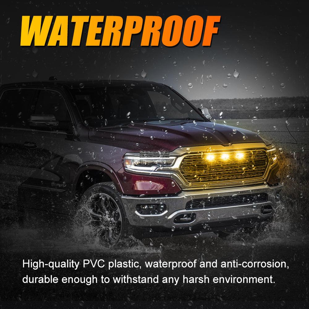 (3pcs/set) Lumières de Grille Avant LED Raptor Amber Dodge Ram