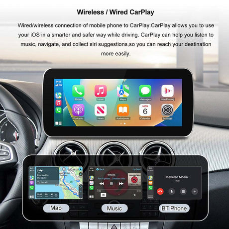 Andream Wireless Carplay Android Auto 10.25 12.3 Écran Pour Mercedes Benz NTG5.0 NTG5.1 NTG5.2