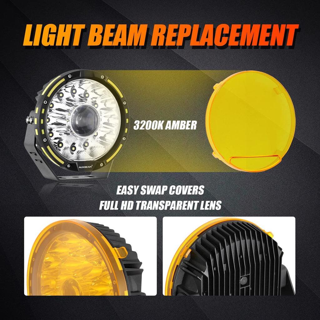 360-PRO Series | 7 Inch 230W 33332LM Custom Lens Offroad LED Driving Lights 