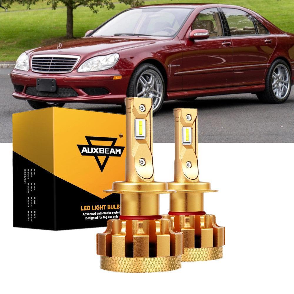 Para Mercedes-Benz S55 AMG 2001-2006 con faros HID, paquete de bombillas LED de haz alto y bajo