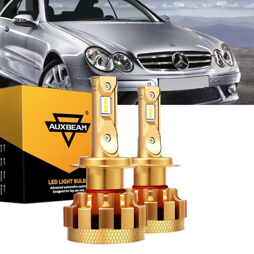 Para Mercedes-Benz CLK550 2007-2009 con faros halógenos serie F-16 Plus bombillas LED Canbus integradas paquete de haz alto y bajo