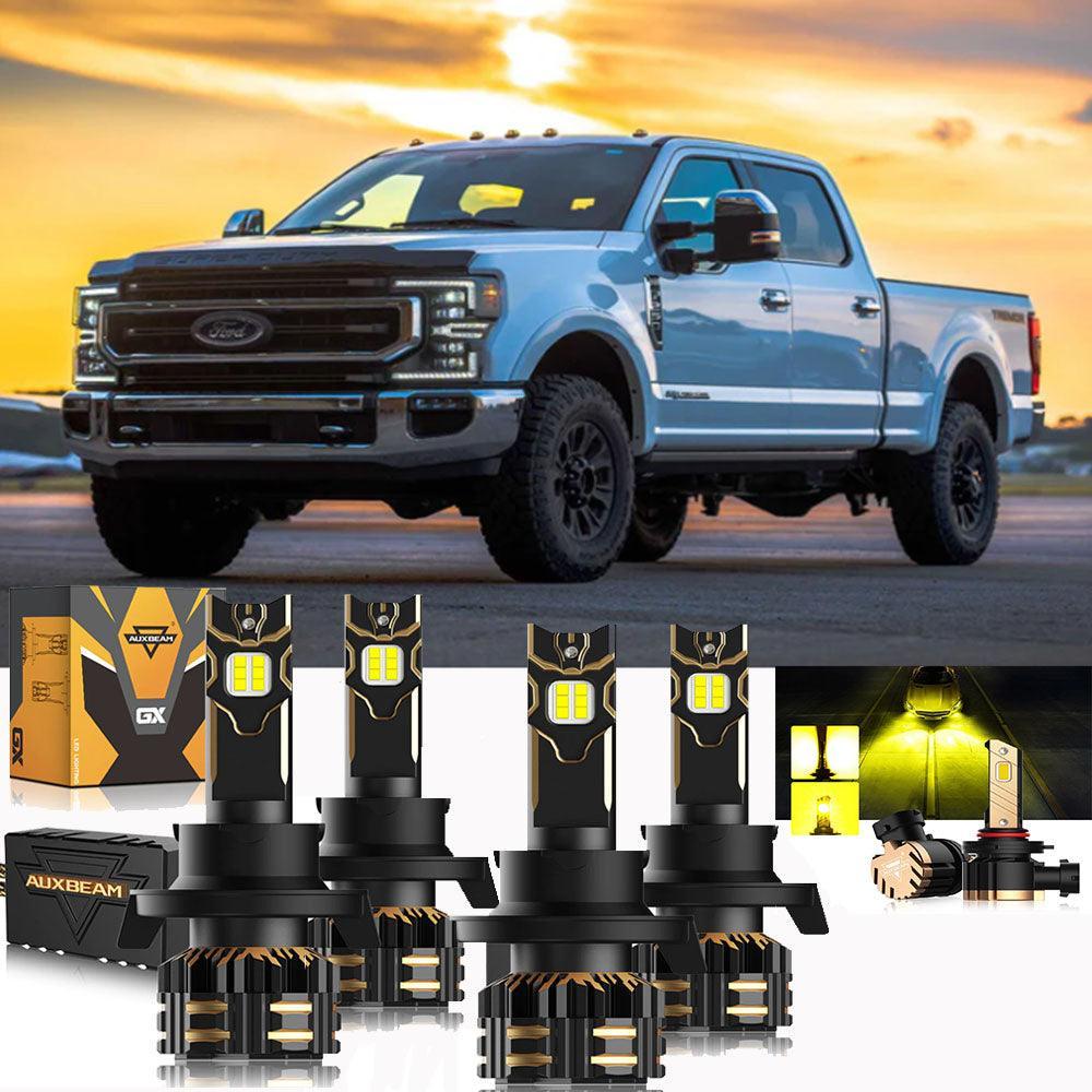 Paquete de bombillas LED para faros delanteros Ford F-250 Super Duty H13 2020 