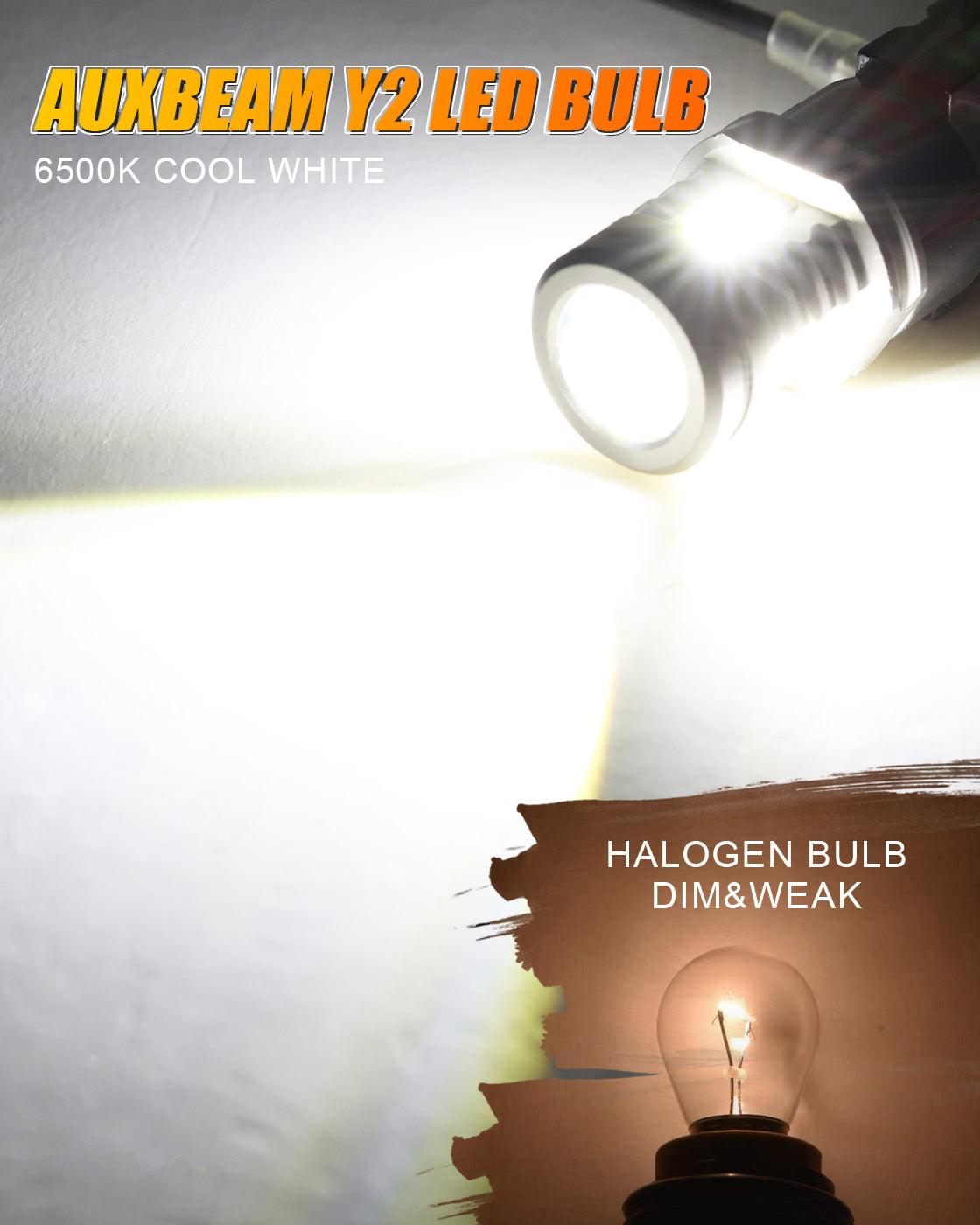 (2pcs/set) Y2 Series 3-Sides Cool White LED Brake/Turn Single/Back-up/Side Maker/DRL