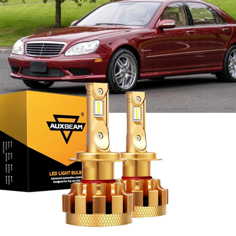 Para Mercedes-Benz S55 AMG 2001-2006 con faros halógenos serie F-16 Plus bombillas LED Canbus integradas paquete de haz alto y bajo