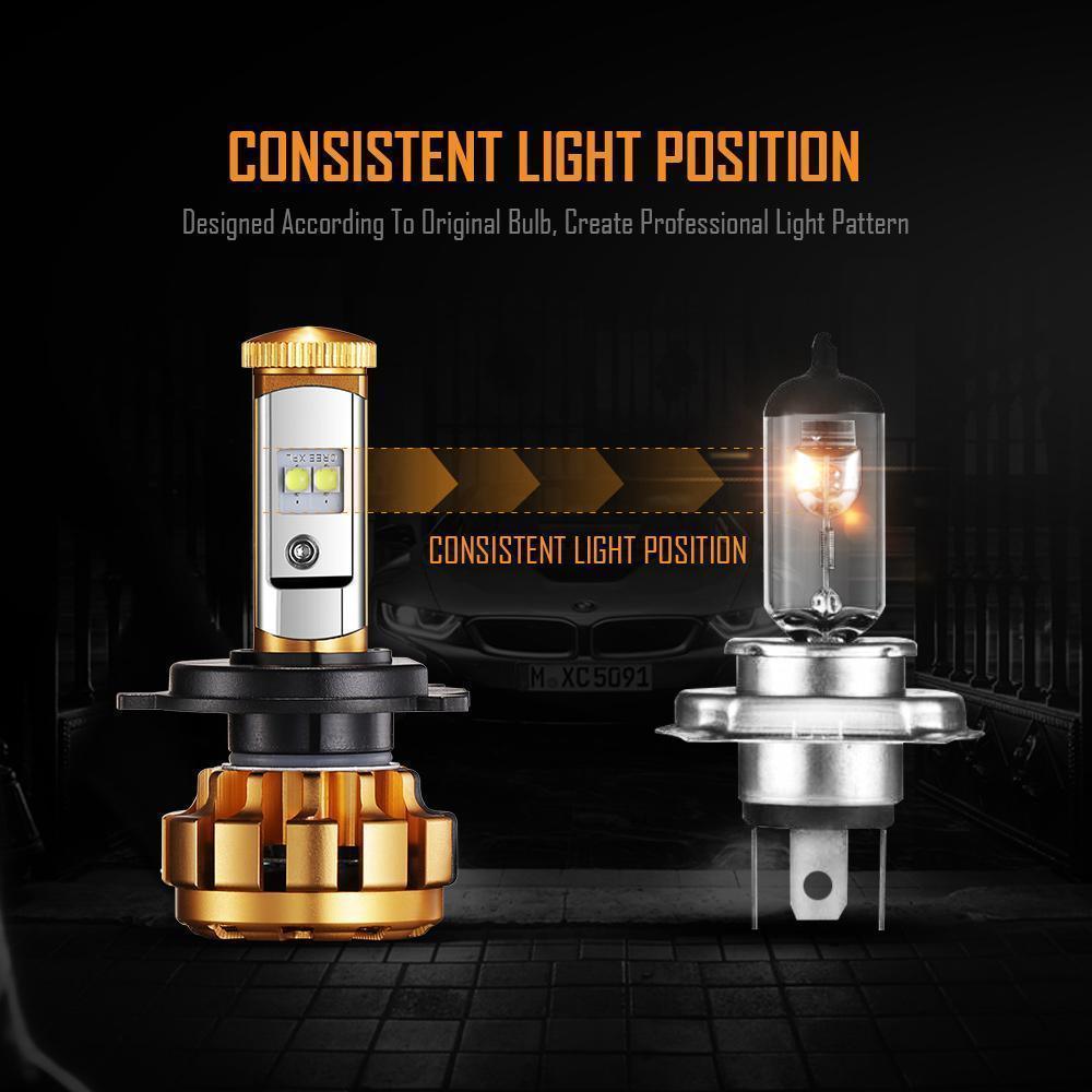 Bombillas LED Serie F-16 12000LM 60W 6000K Luz Blanca
