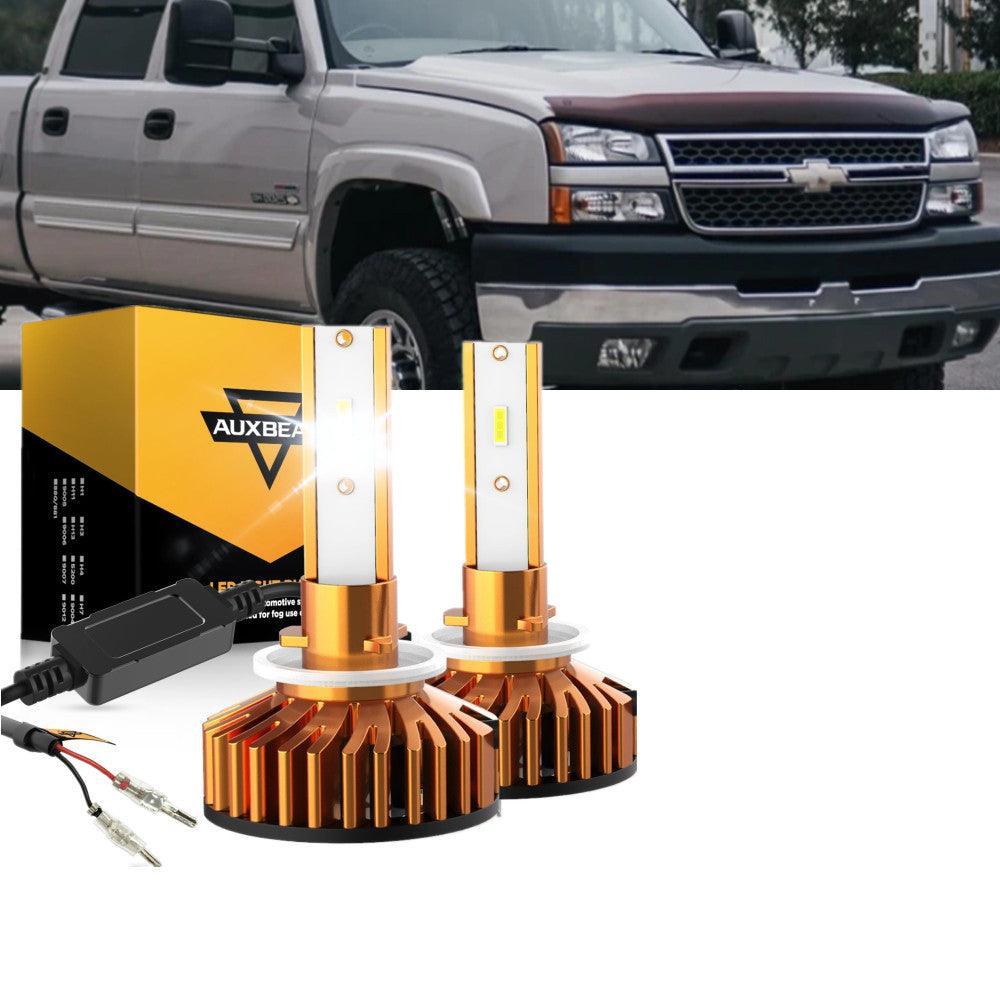 Para 2000-2002 Chevrolet Silverado 2500 F-16 Plus Series Canbus incorporado Grado automotriz 14000LM Bombillas LED Paquete de haz alto y bajo