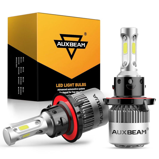 Bombillas de faros LED H13/9008 72W 8000ML Serie S2 Super Brightes COB 6500K Blanco frío | 2 bombillas