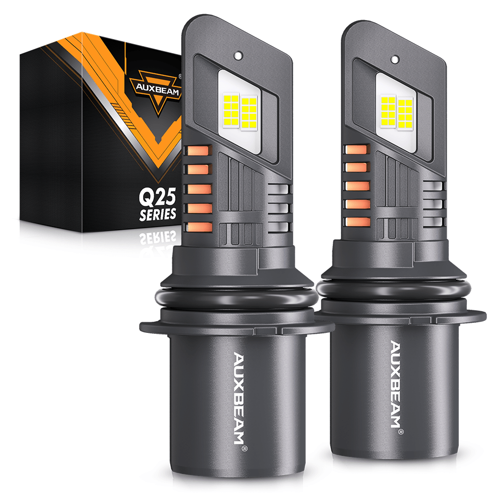 🆕Real 1:1 Size Q25 Series 20000LM 70W LED Headligt Bulbs 6500K Cool White