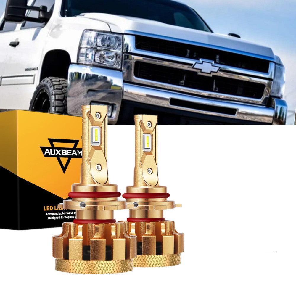Para 2007 Chevrolet Silverado 2500 HD Classic F-16 Plus Series Canbus incorporado Grado automotriz 14000LM Bombillas LED Paquete de haz alto y bajo