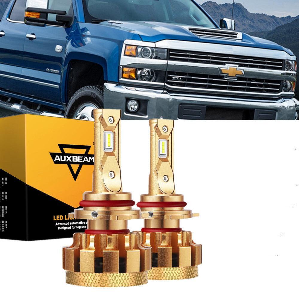 Para Chevrolet Silverado 3500 HD F-16 Plus Series 2007-2019 Canbus incorporado Grado automotriz 14000LM Bombillas LED Paquete de haz alto y bajo