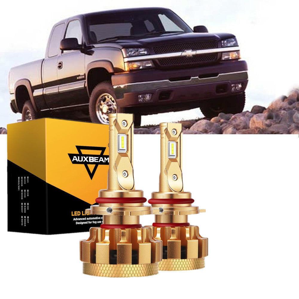 Para 2007 Chevrolet Silverado 1500 HD Classic F-16 Plus Series Canbus incorporado Grado automotriz 14000LM Bombillas LED Paquete de haz alto y bajo