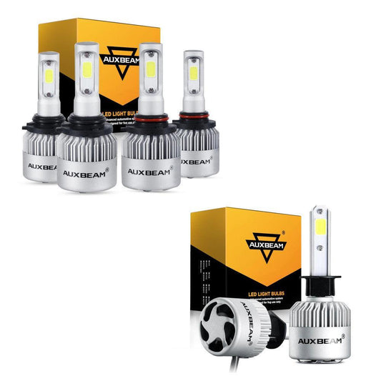 2001-2003 Mazda Miata 9005+9006 High Low Beam Combo LED Light Bulbs S2-Series COB 360° Beam 16000LM 