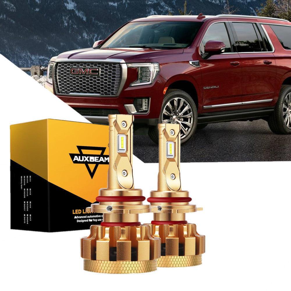 Para GMC Yukon 2017-2019 (con lámparas halógenas) Serie F-16 Plus Bombillas LED Canbus integradas de grado automotriz 14000LM Paquete de haz alto y bajo
