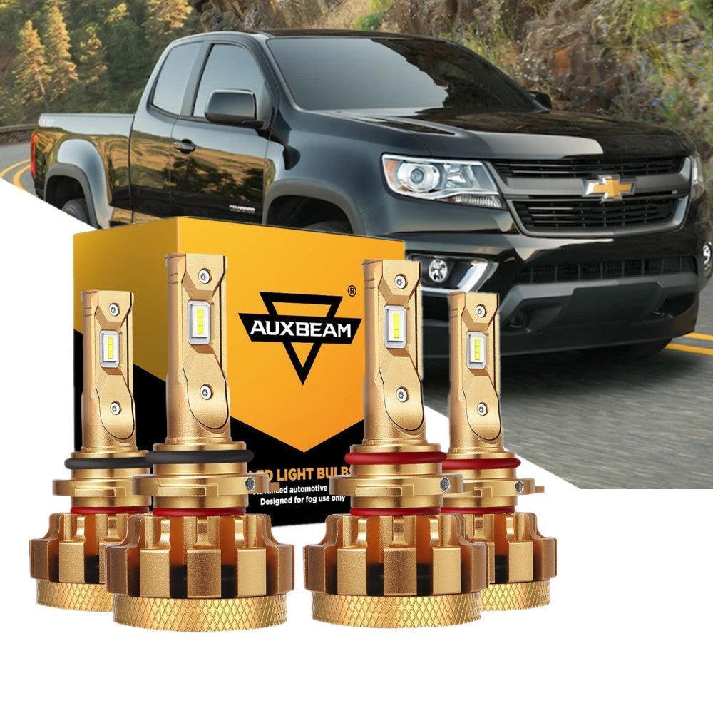 Para Chevrolet Colorado F-16 Plus Series 2010-2012 Canbus incorporado grado automotriz 14000LM bombillas LED paquete de haz alto y bajo