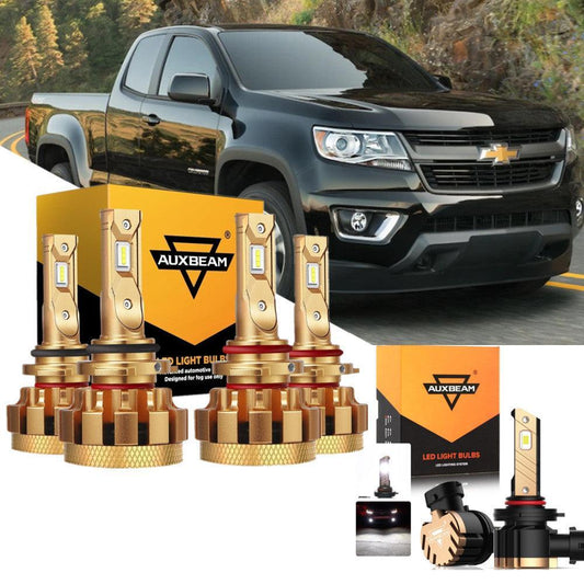 Para Chevrolet Colorado F-16 Plus Series 2010-2012 Canbus incorporado grado automotriz 14000LM bombillas LED paquete de haz alto y bajo