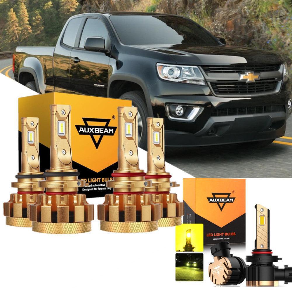 Para Chevrolet Colorado F-16 Plus Series 2010-2012 Canbus incorporado grado automotriz 14000LM bombillas LED paquete de haz alto y bajo