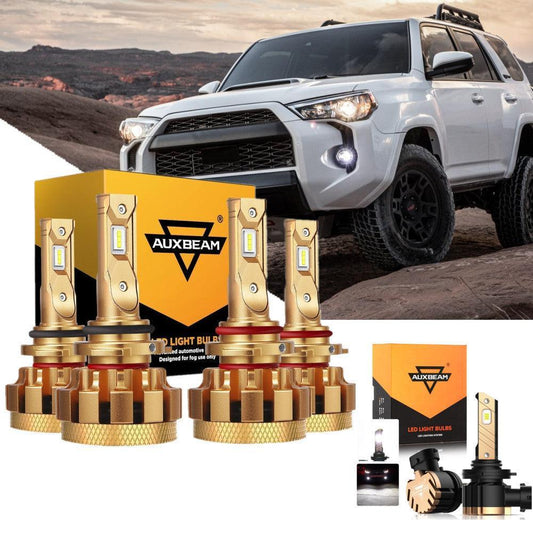 Para Toyota 4Runner F-16 Plus Series 2003-2005 Canbus incorporado grado automotriz 14000LM bombillas LED paquete de haz alto y bajo