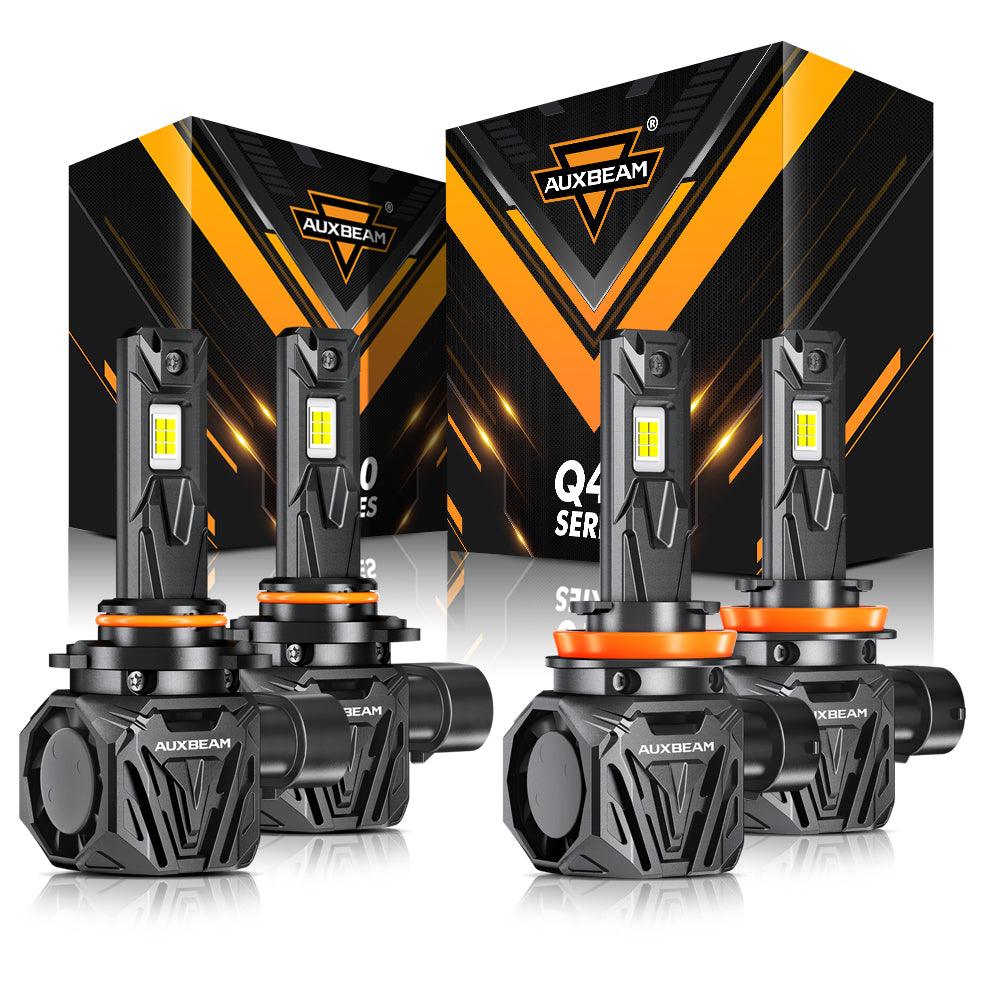 🆕Ultra-High Brightness Q40 Series 30000LM 120W LED Headlight Bulbs 6500K Cool White