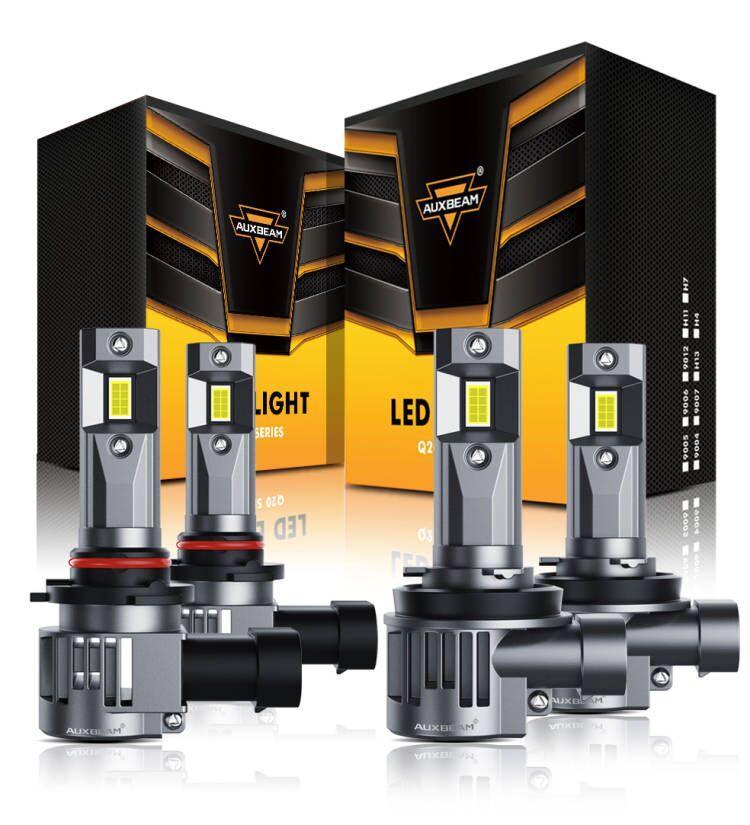 1:1 Halogen Size Q20 Series 22000LM 90W LED Headlight Bulbs 6500K Cool White