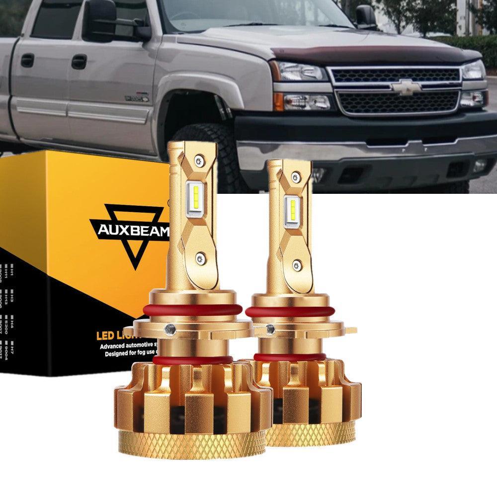 Para 2000-2002 Chevrolet Silverado 2500 F-16 Plus Series Canbus incorporado Grado automotriz 14000LM Bombillas LED Paquete de haz alto y bajo