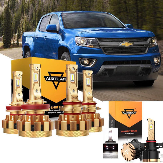 Para 2015-2019 Chevrolet Colorado F-16 Plus Series Canbus incorporado grado automotriz 14000LM bombillas LED paquete de haz alto y bajo