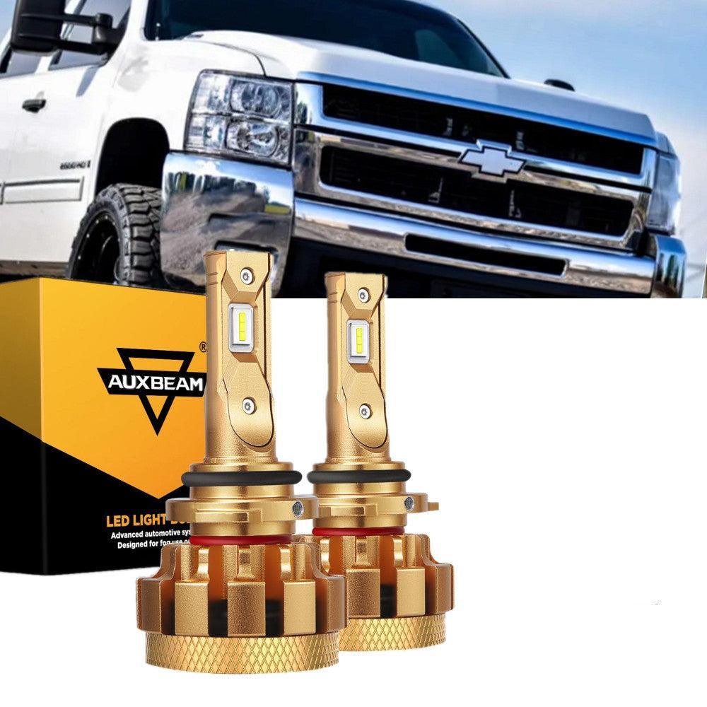 Para 2007 Chevrolet Silverado 2500 HD Classic F-16 Plus Series Canbus incorporado Grado automotriz 14000LM Bombillas LED Paquete de haz alto y bajo