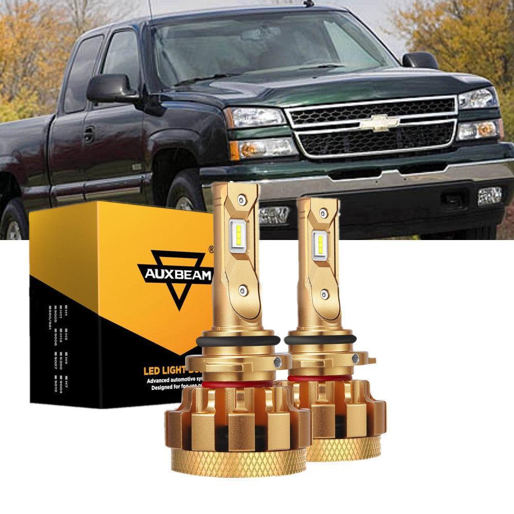Para 2007 Chevrolet Silverado 1500 HD Classic F-16 Plus Series Canbus incorporado Grado automotriz 14000LM Bombillas LED Paquete de haz alto y bajo