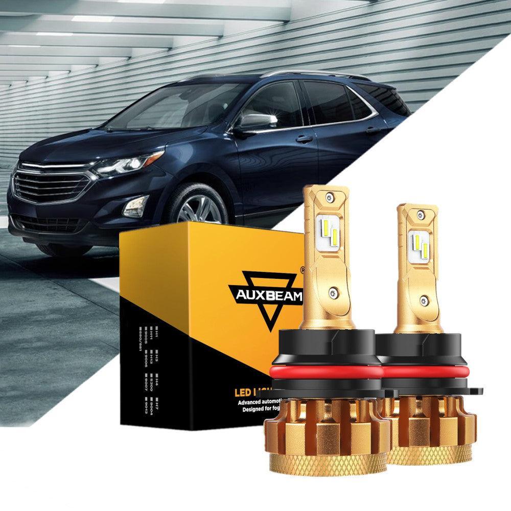 Para 2005-2009 Chevrolet Equinox 9007/HB5 F-16 Plus Series Grado automotriz 14000LM Bombillas LED Paquete de haz alto y bajo