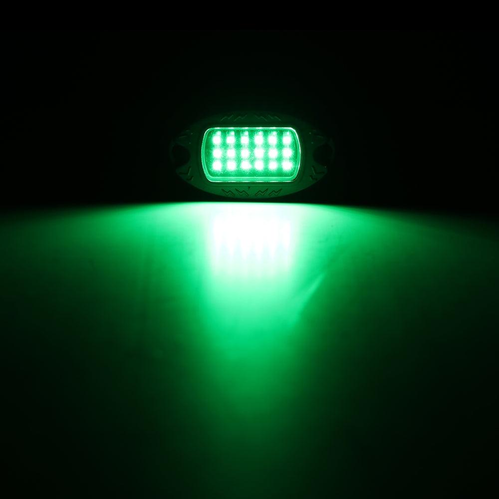 RGB LED Rock Lights Kit with Bluetooth APP & Wireless Remote Control, Multicolor Neon Underglow Lights with Brake Light Function for ATV UTV