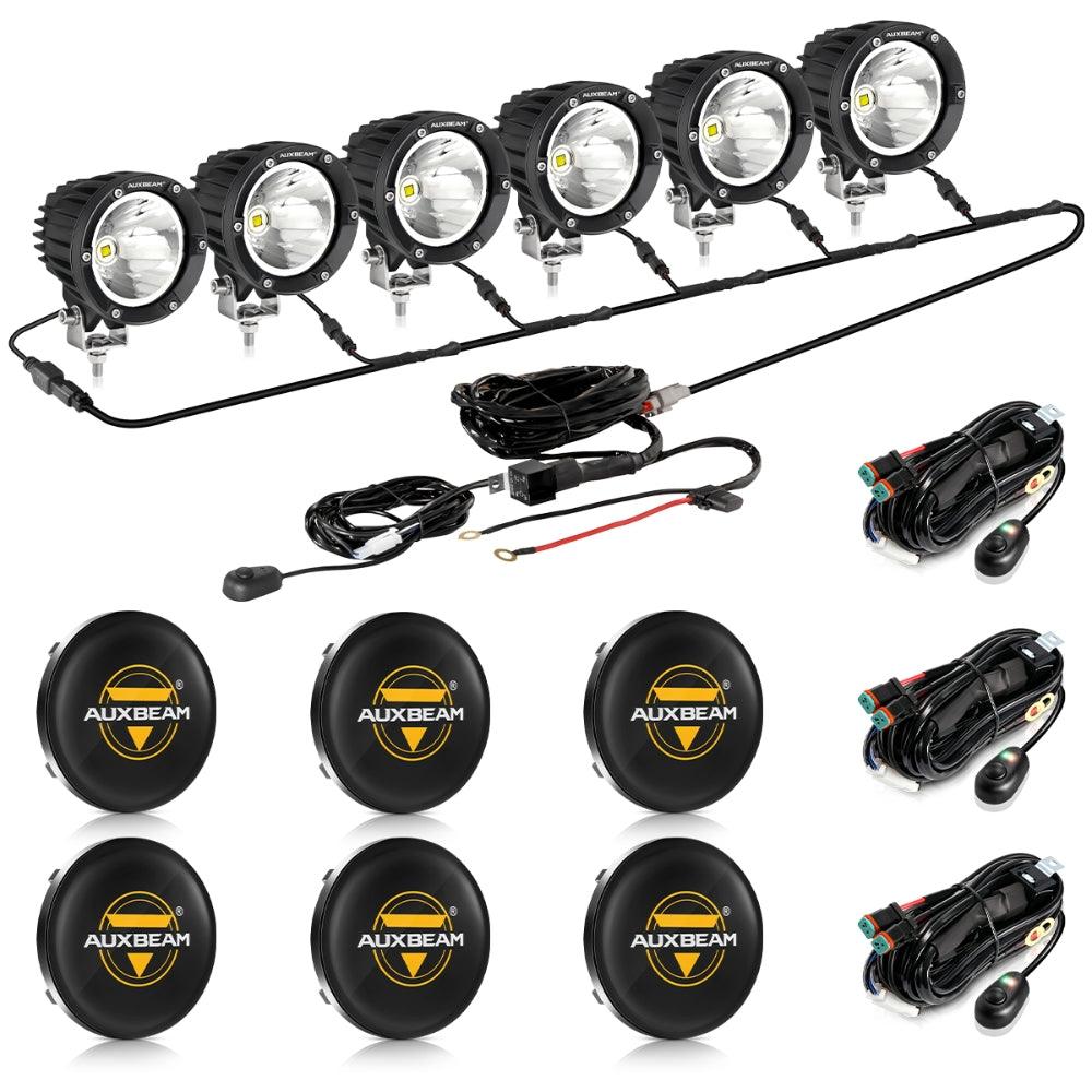 C4 Series | 4 Inch 100W Spot Round LED Pods White LED Driving Lights 