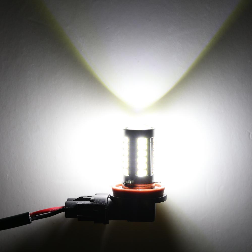 H11 H9 H8 H16JP LED Fog Light/DRL Bulbs 50W 4000LM 6500K White 33LED Series | 2 Bulbs