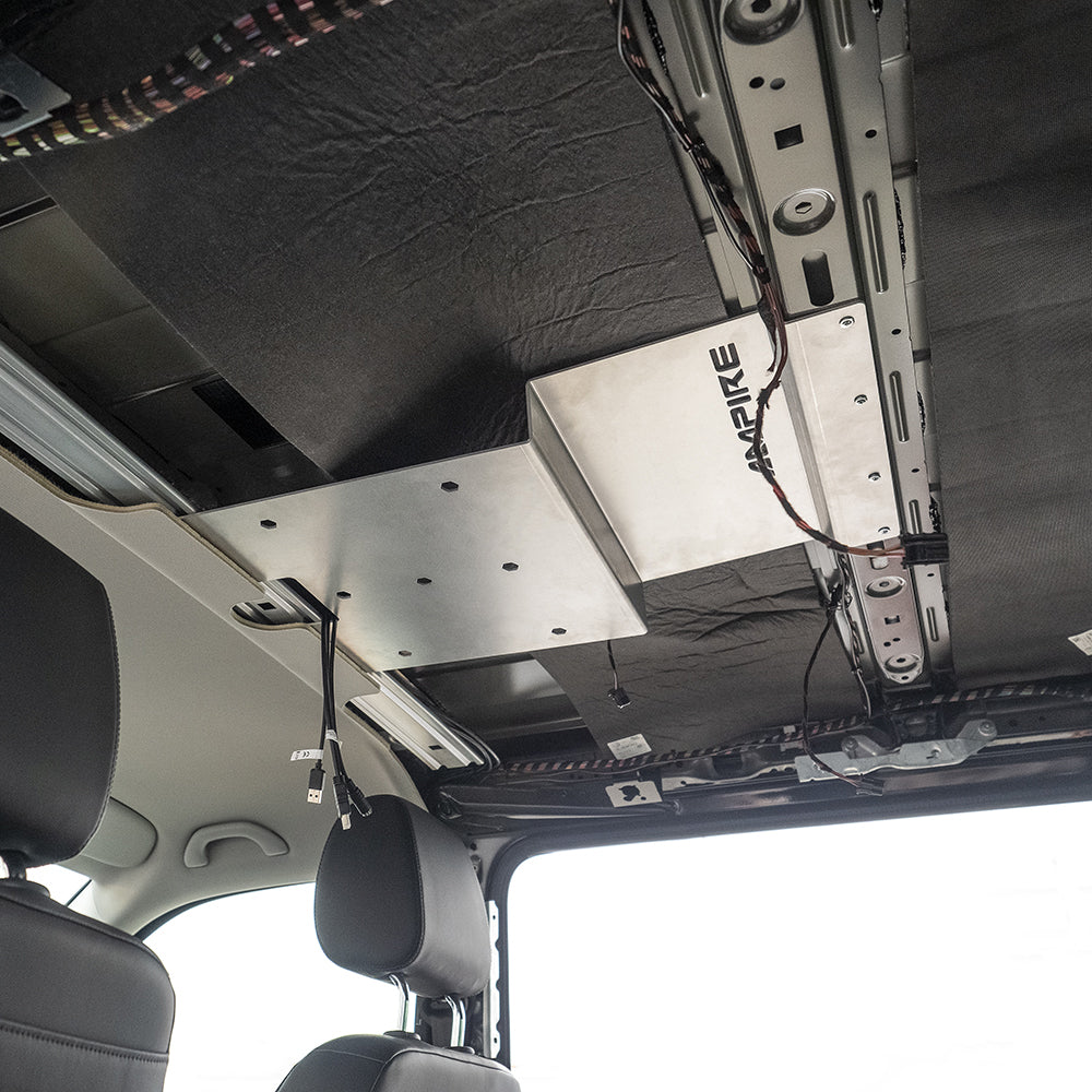 AMPIRE aluminum mounting plate for ceiling monitors, for VW T5 / T6