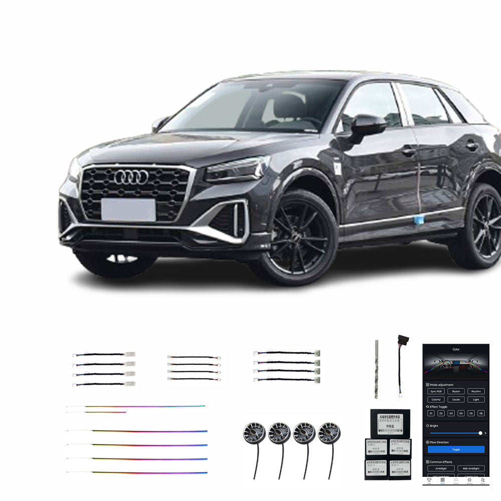 Audi 19-24 Q2L 22 Lumières Haute Qualité Vente Usine Lumières Dambiance Intérieur Automobile Lumières Ambiantes Pour Voiture Intérieur