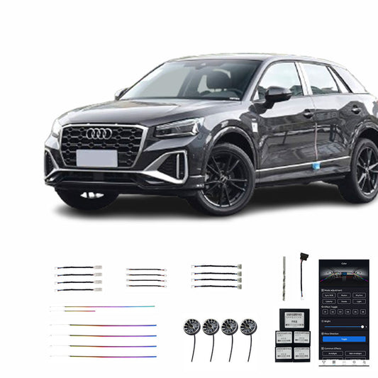 Audi 19-24 Q2L 22 Lumières Haute Qualité Vente Usine Lumières Dambiance Intérieur Automobile Lumières Ambiantes Pour Voiture Intérieur