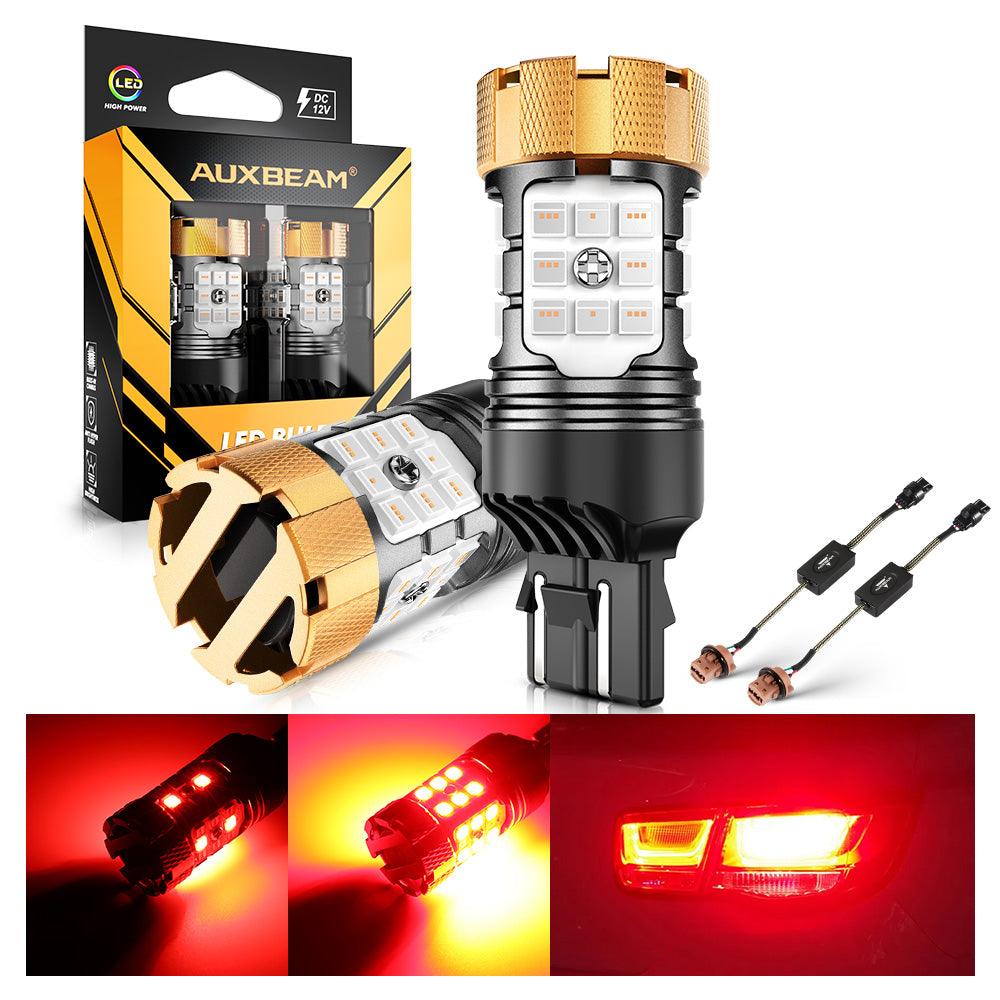 🆕T20 7443 7440 LED Brake/Tail Light Bulbs 50W 4000LM CAN-Bus Error Free Red B21-PRO Series | 2 Bulbs