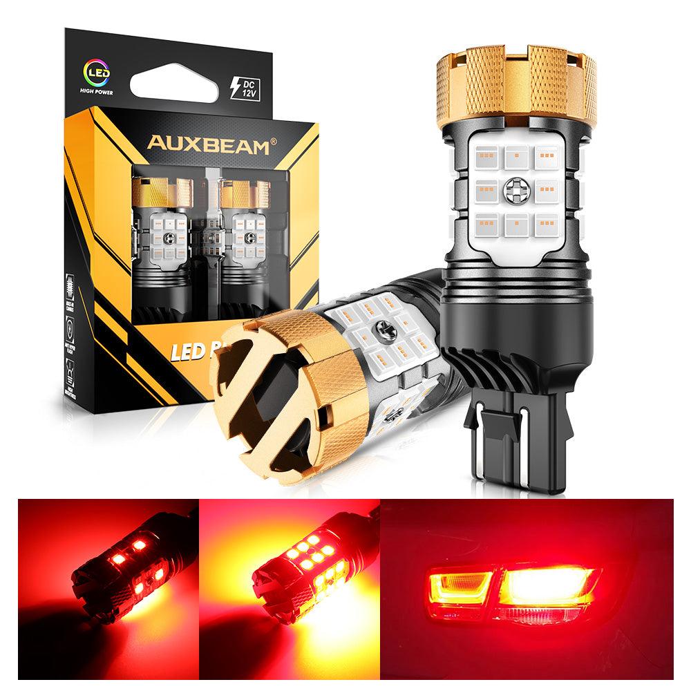 🆕T20 7443 7440 LED Brake/Tail Light Bulbs 50W 4000LM CAN-Bus Error Free Red B21-PRO Series | 2 Bulbs