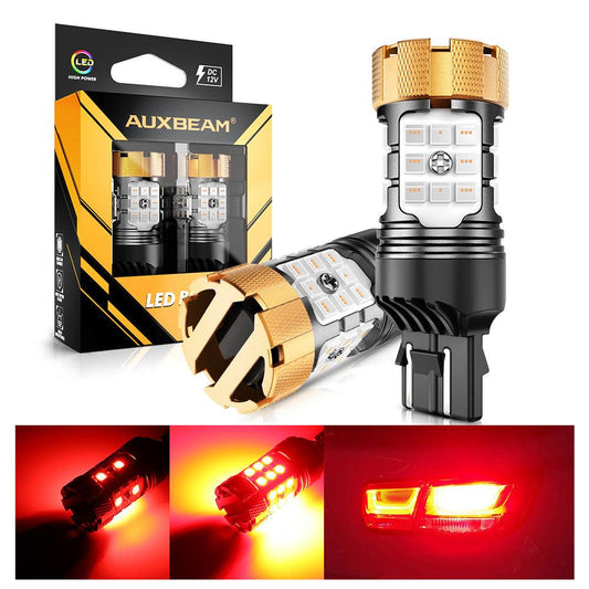 🆕T20 7443 7440 LED Brake/Tail Light Bulbs 50W 4000LM CAN-Bus Error Free Red B21-PRO Series | 2 Bulbs