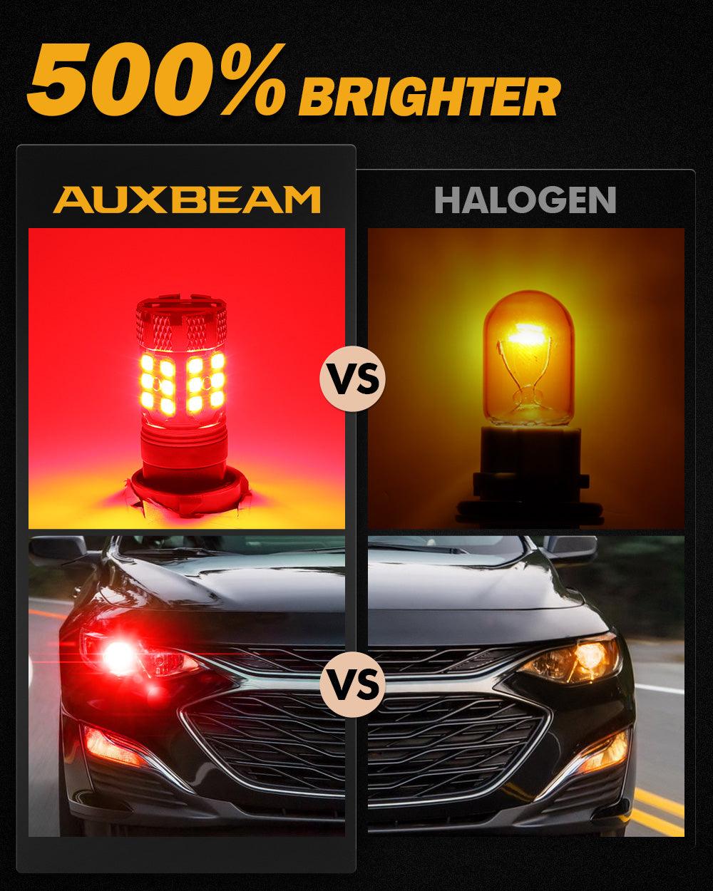 🆕T25 3157 3156 LED Brake/Tail Light Bulbs 50W 4000LM CAN-Bus Error Free Red B21-PRO Series | 2 Bulbs