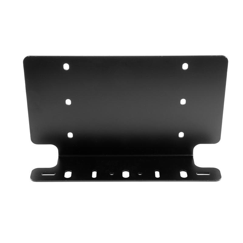 LED Light Bar Steel License Plate Mounting Bracket Front Bumper Holder Fit for Most Trucks, Pickups, SUV, Jeep, 4x4, Cars (US Version)