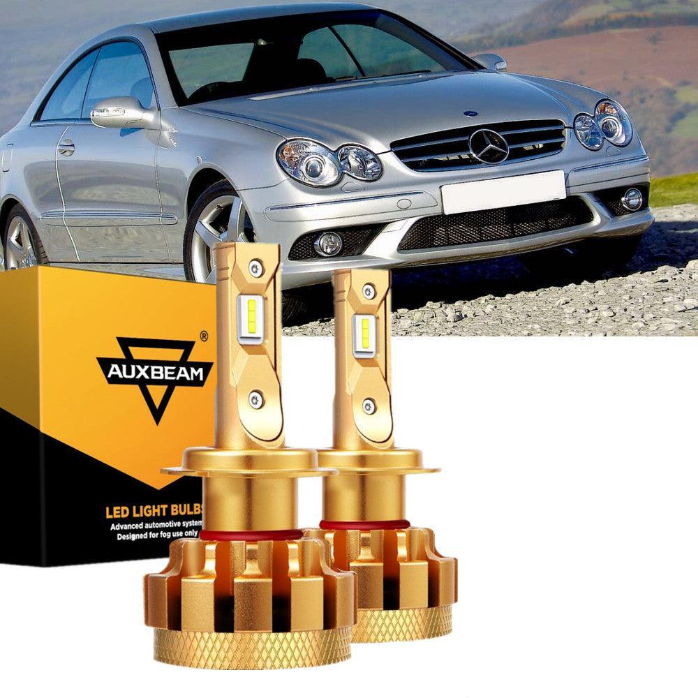 Para Mercedes-Benz CLK500 2003-2006 con faros halógenos serie F-16 Plus bombillas LED Canbus integradas paquete de haz alto y bajo